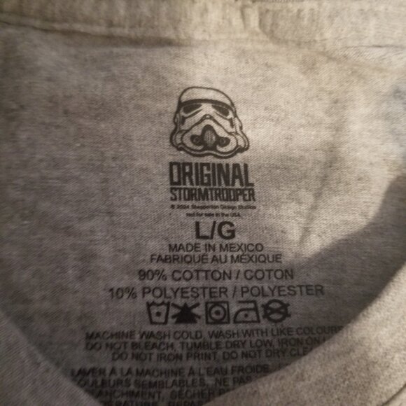 Star Wars Storm Trooper "Stop or I'll Shoot in your General Direction" Tshirt - Picture 3 of 5